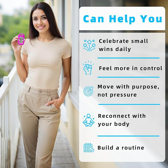 Clip-on 3D Pedometer for Walking Steps Counter - Image 2