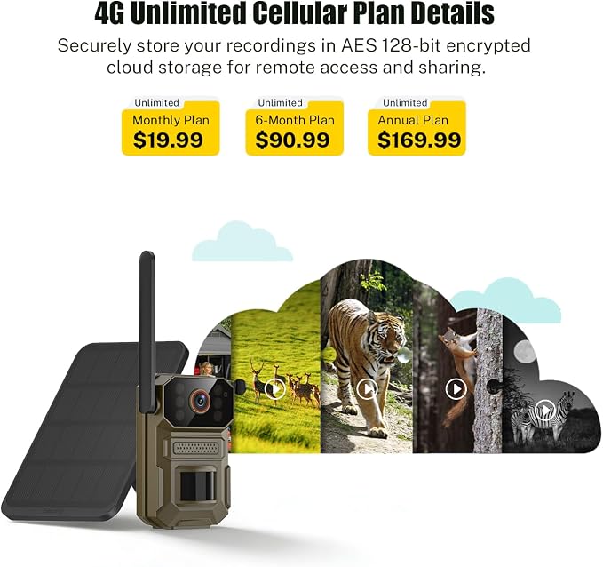 4G LTE Cellular Outdoor Security Camera, 1080p - Image 7