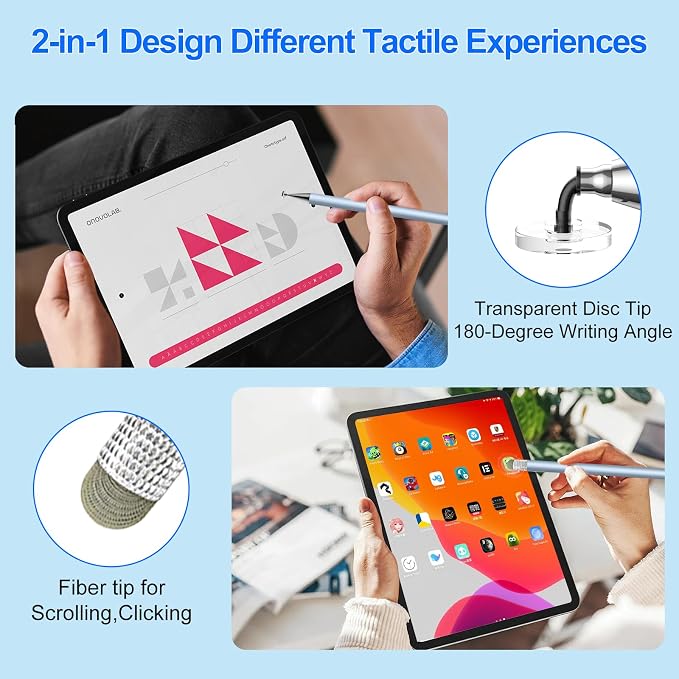 Stylus Pen for Touchscreen, 3 Pack Stylus for Nintendo Switch, ipad | 2-in-1 - Image 2