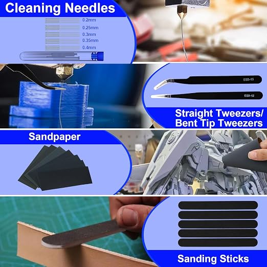 3D Printer Tool Kit, Removal Tools, Digital Caliper, Cutting Mat, Carrying Case - Image 8