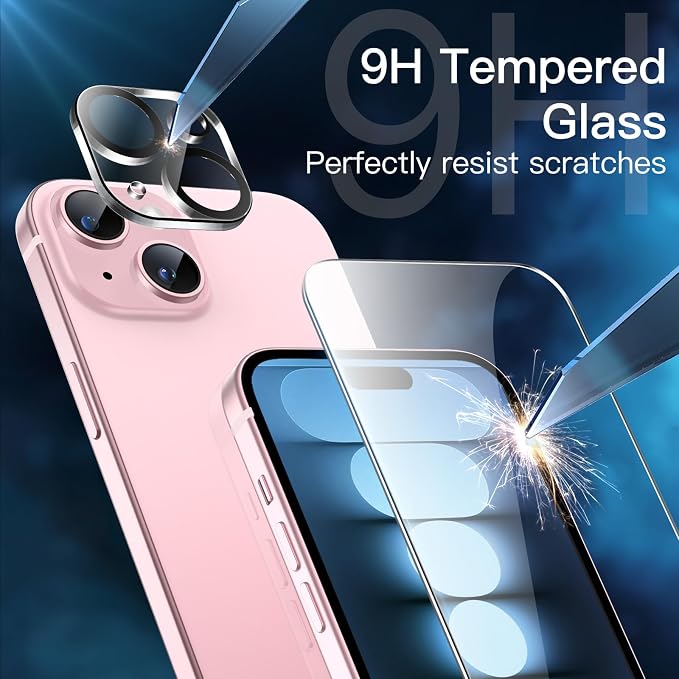 JETech Screen Protector for iPhone 15 6.1-Inch - Image 4