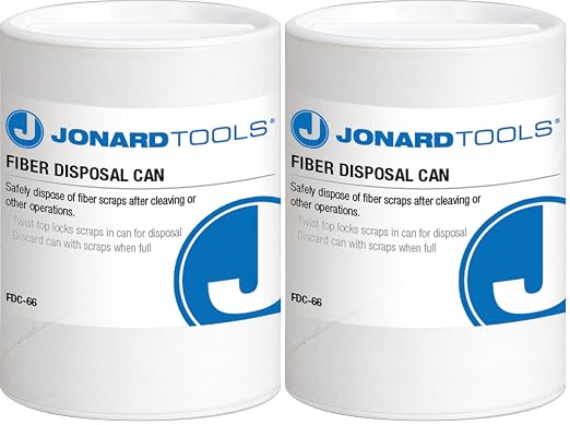 JONARD TOOLS FDC-66 Fiber Optic Scraps Disposal Can by JonardTools