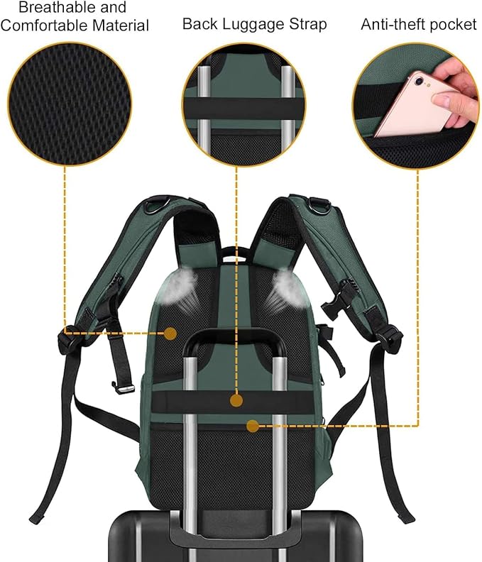 MOSISO Camera Backpack, DSLR/SLR/Mirrorless Photography Camera Bag Full Open - Image 5