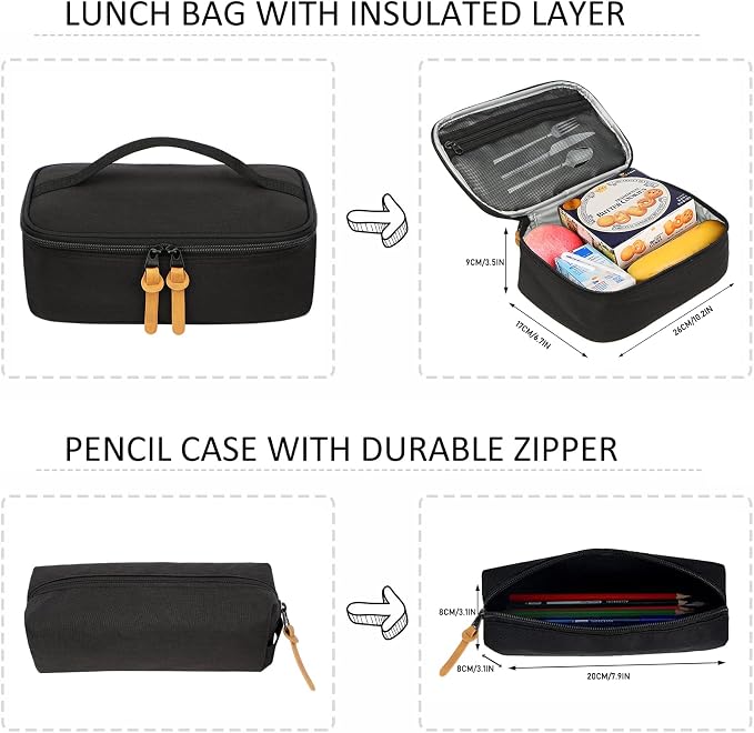 SUPACOOL Casual Laptop Backpack, Lunch bag, Pencil bag, School backpack - Image 3
