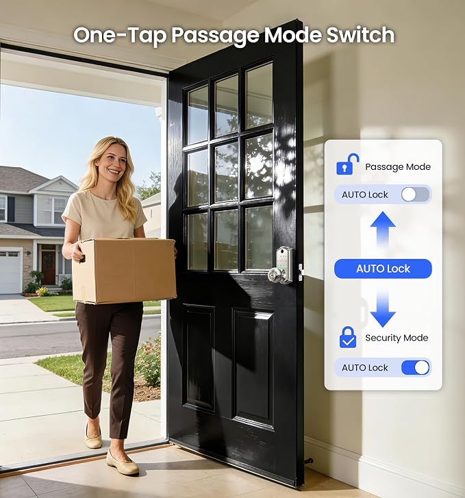 Veise VE018 Smart Knob Handle Lock - Image 7
