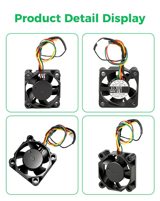 Creality Official K2 Plus Heatbreak Fan, 24V Throat Cooling Fan - Image 8