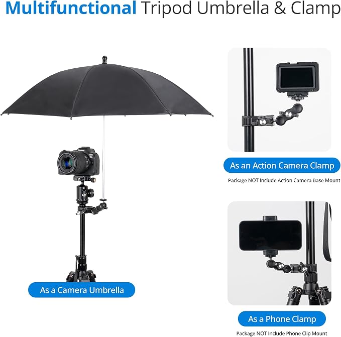 65CM/25.6" Camera Tripod Umbrella - Image 7