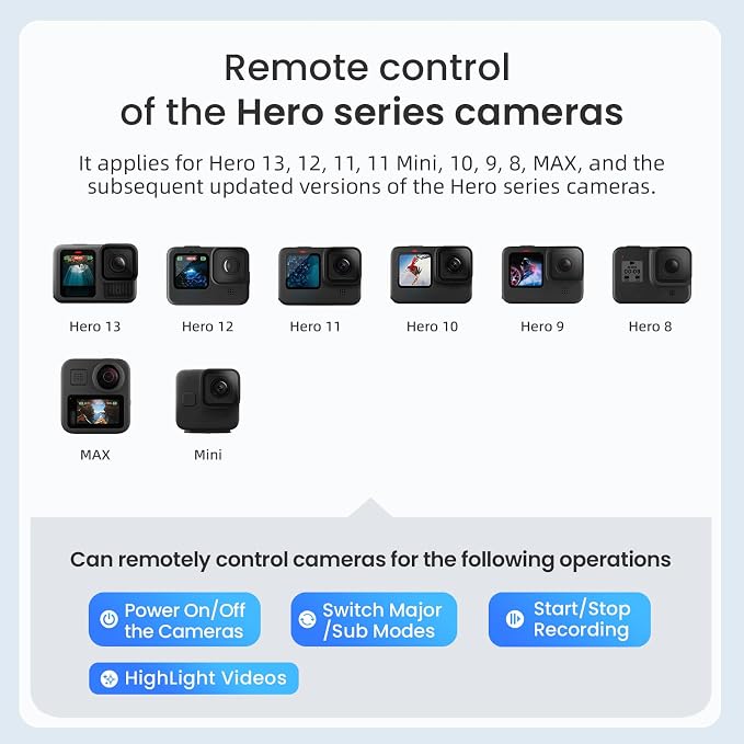 Remote Control Selfie Stick Rechargeable Waterproof 100CM Stretchable Compatible - Image 6