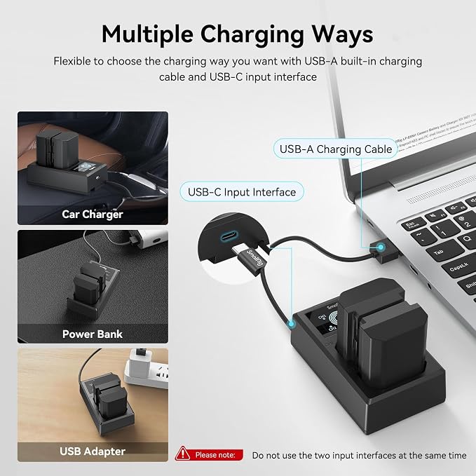 SmallRig Replacement Camera Battery Charger Set - Image 6