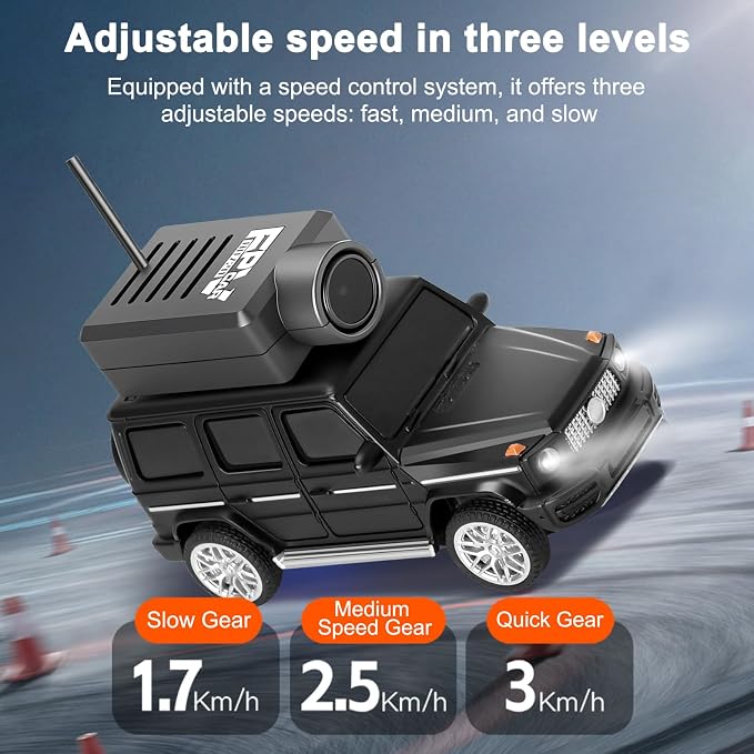GoolRC WLtoys 6406 Mini RC Car, 2.4GHz 1:64 Scale FPV Remote Control Car - Image 7
