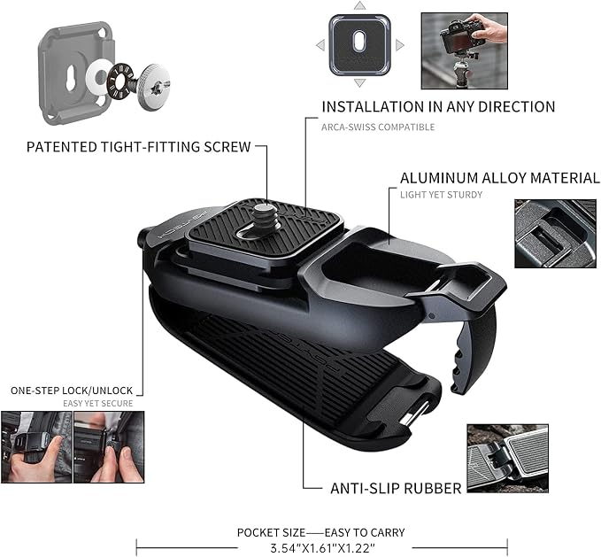 PGYTECH Beetle Camera Clip - Image 2