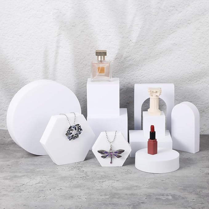 10 Pcs Geometric Cube Product Photography Props Set, Hard Foam Photography - Image 7