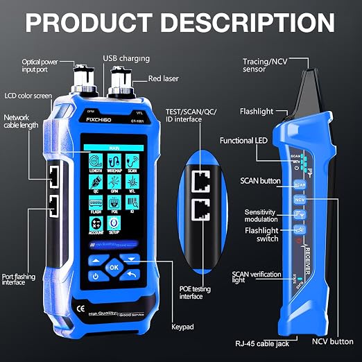 10 in 1 Network Cable Tester - Image 7
