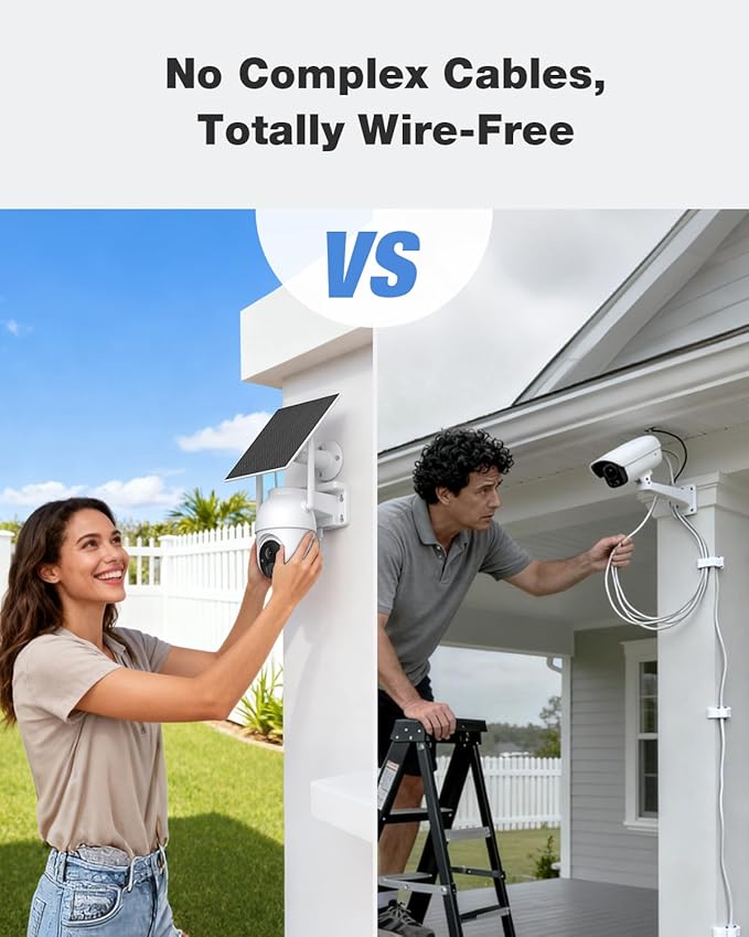 SEHMUA Solar Security Cameras Wireless Outdoor - Image 4