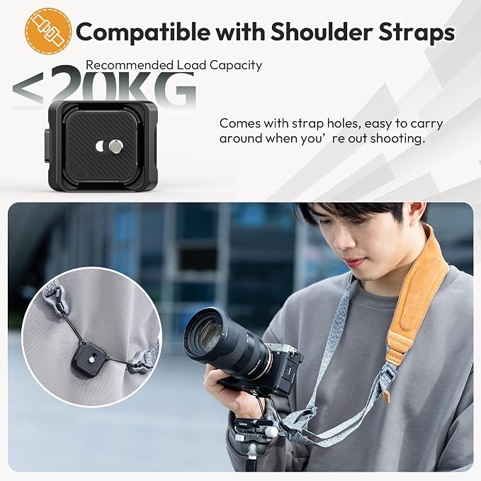 ULANZI UKA01 Camera Quick Release Plate, Tripod Mount Adapter Camera Quick - Image 4