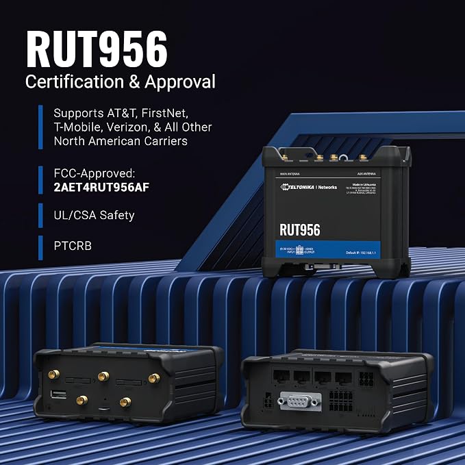 Teltonika RUT956 Industrial Cellular WiFi Router - 4G LTE - Image 6