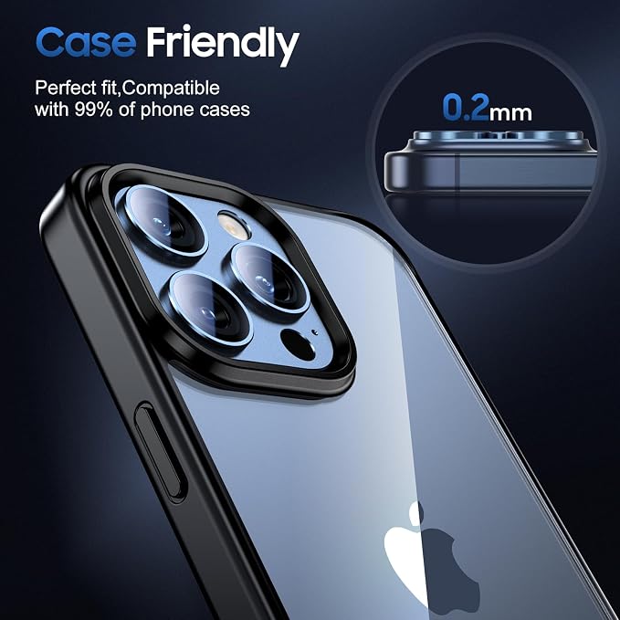 UniqueMe for 3 Pack iPhone 15 Pro/iPhone 15 Pro Max Camera Lens Protector - Image 6