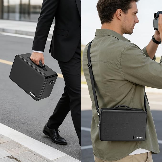 Tamfile Camera Bag for Canon/Sony/Nikon/Mirrorless/DSLR, 4 Dividers, - Image 7