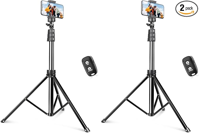 SENSYNE 72" Phone Tripod, Extendable Cell Phone Tripod Stand, Selfie Stick by sensyne