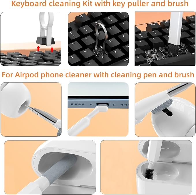 Laptop Phone Screen Cleaner Kit, Computer Keyboard Cleaning Kit, 20 in 1 - Image 2