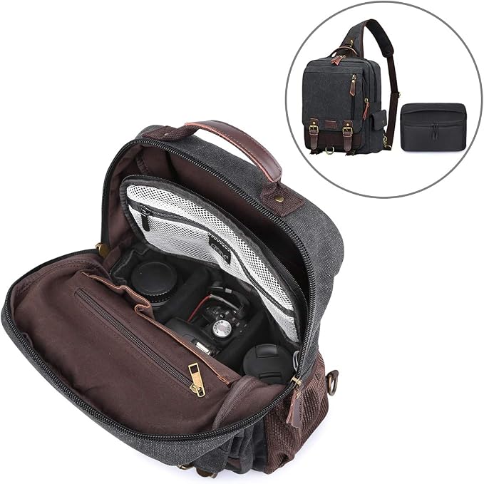 S-ZONE Padded Folding Camera Bag - Image 4