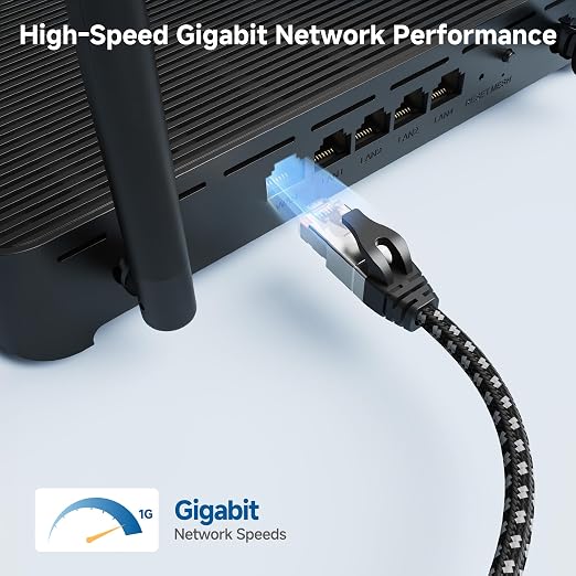 Cable Matters Plug & Play Braided USB C to Ethernet Cable - 10ft - Image 4