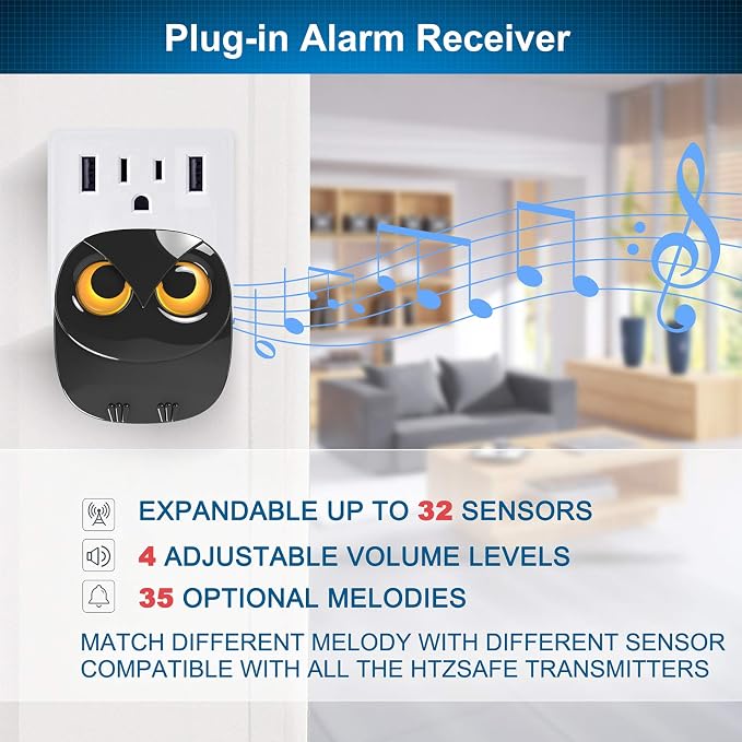 Driveway Alarm- 1/2 Mile Long Range Wireless Driveway Alarm Outdoor Weather - Image 5