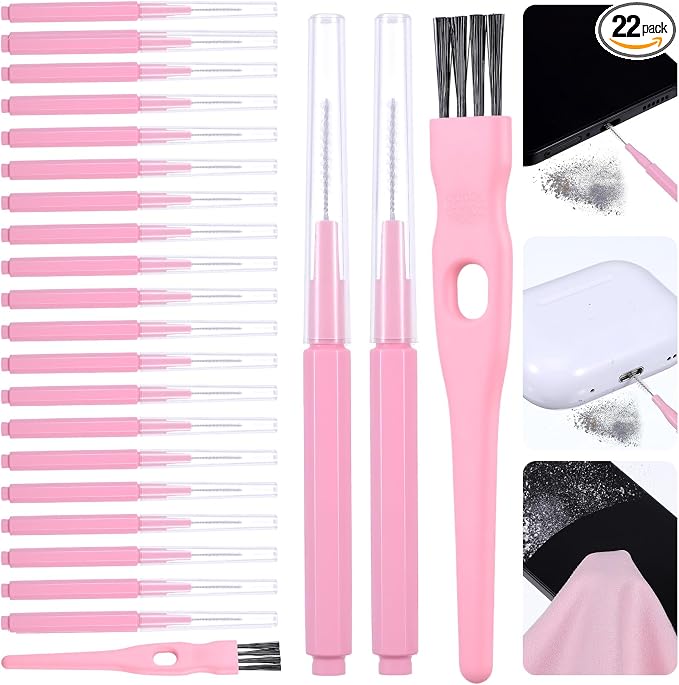 Sibba 20Pcs Cell Phone Cleaning Kit, Anti-Clogging Mini Brushes by Sibba