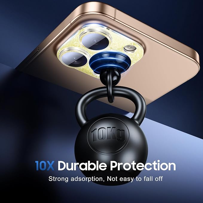 UniqueMe for 3 Pack iPhone 16 Pro/iPhone 16 Pro Max Camera Lens Protector - Image 2