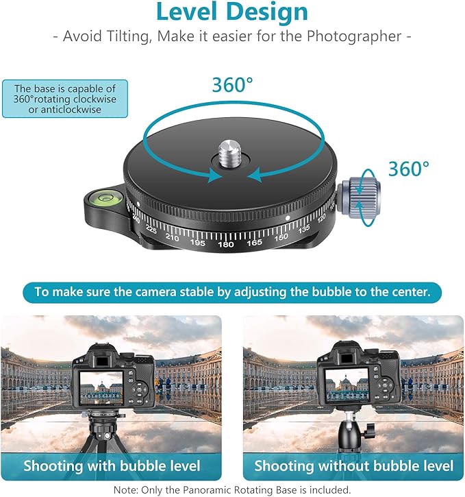 Neewer Camera Panoramic Panning Base - Image 4