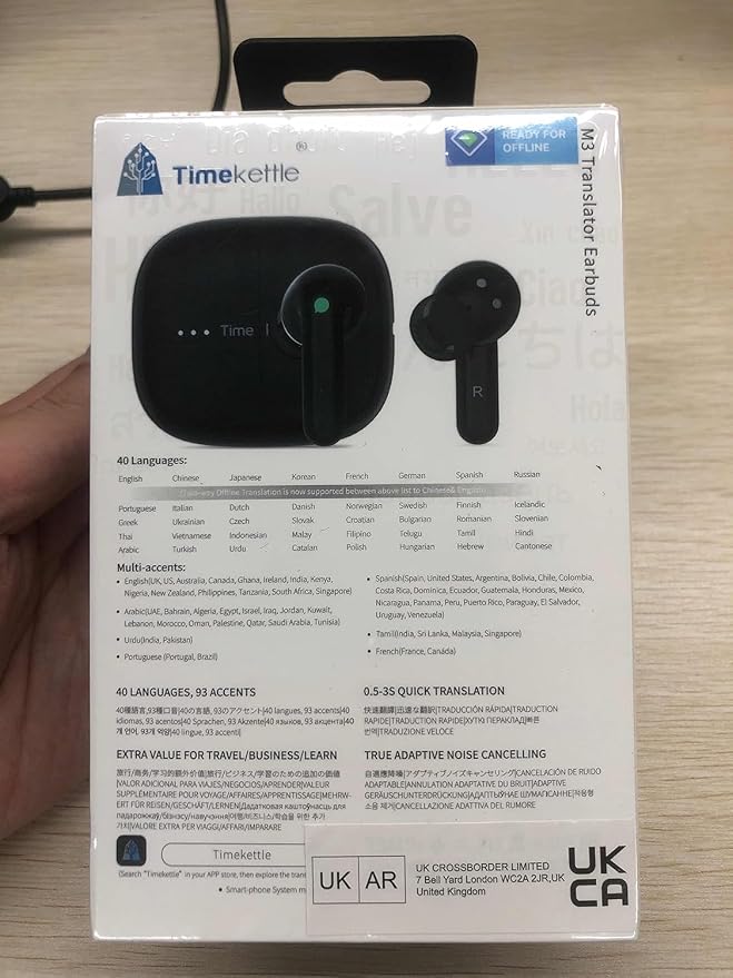 Timekettle M3 3-in-1 Language Translator Earbuds, Real-Time Translation in 43 - Image 9