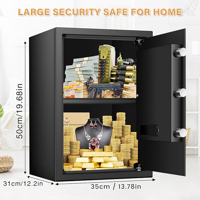 Large Home Safe Box, Anti-theft Safes - Image 2