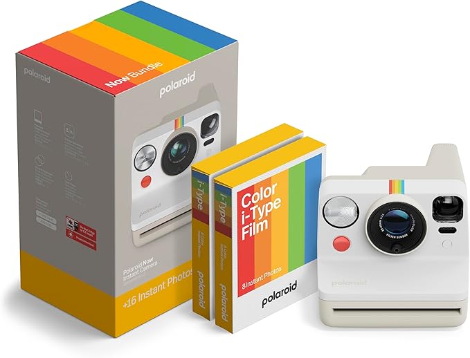 Polaroid Now 3rd Generation I-Type Instant Camera + Film Bundle by Polaroid