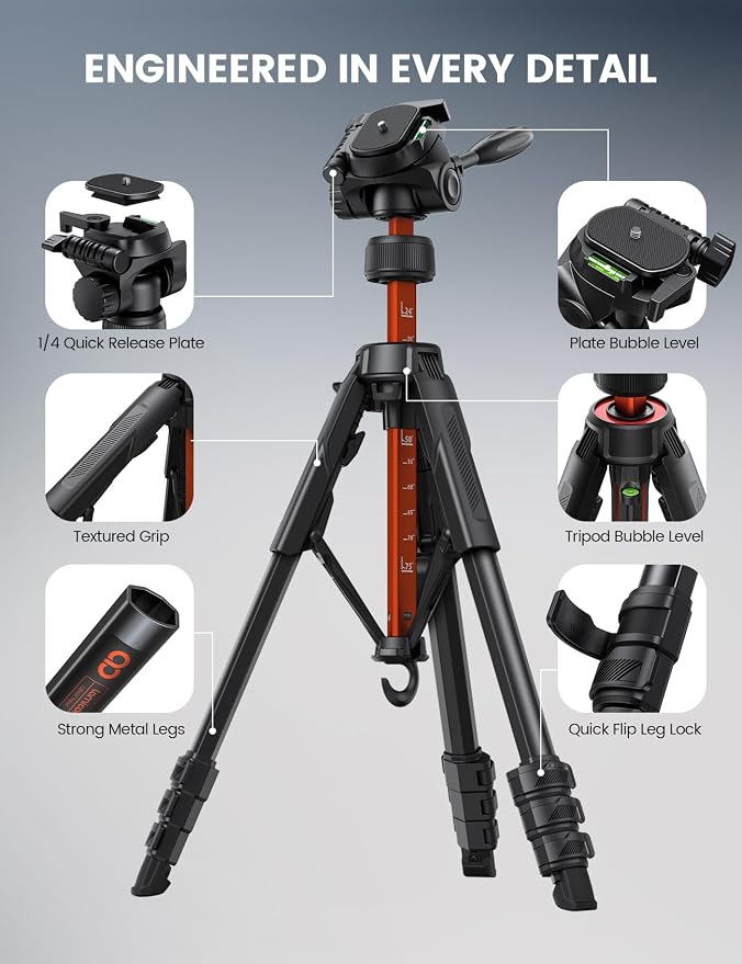 Lamicall Camera Tripod - Image 7