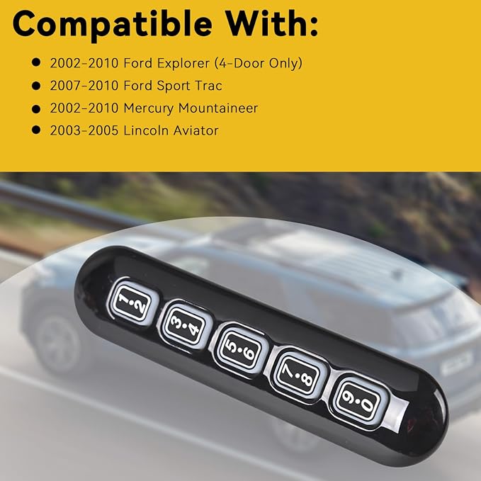 Keyless Entry Keypad Driver Side Left Compatible - Image 6