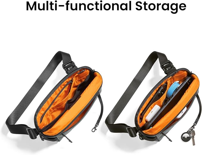 tomtoc Compact EDC Sling Bag 3L-10L, Minimalist Crossbody Bag Chest Shoulder - Image 4