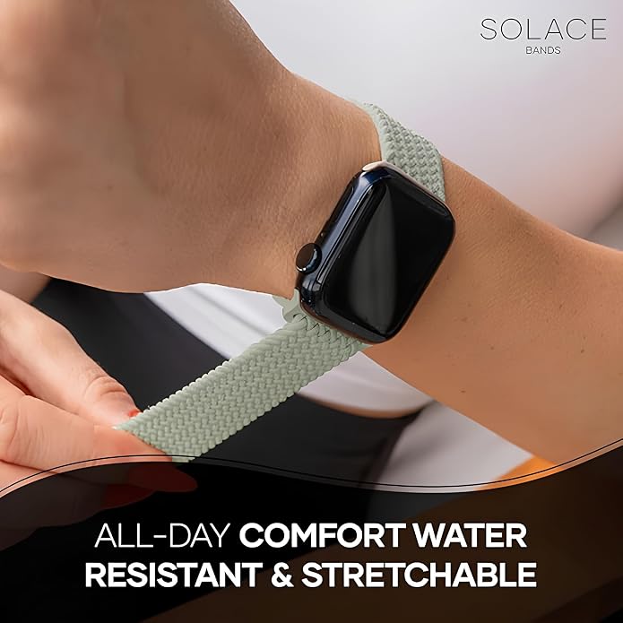 Solace Bands Imperium Adapt Wide Adjustable Nylon Braided Watch Band - Image 4