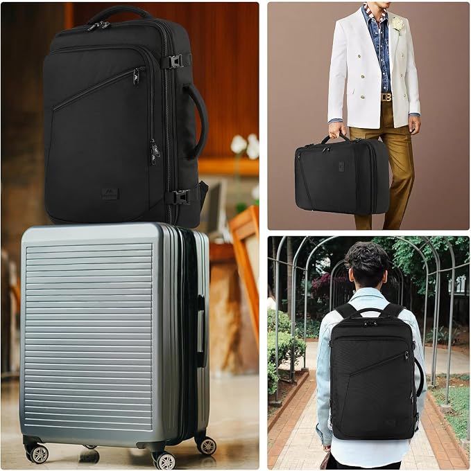 MATEIN Carry on Backpack, Extra Large Travel Backpack Expandable Airplane - Image 6