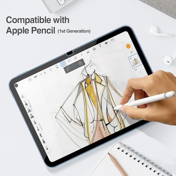 ProCase Screen Protector for iPad A16 2025 11th/10th 2022 Generation, 2 - Image 6