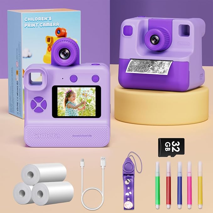 Kids Camera Instant Print, Christams Birthday Gifts - Image 7