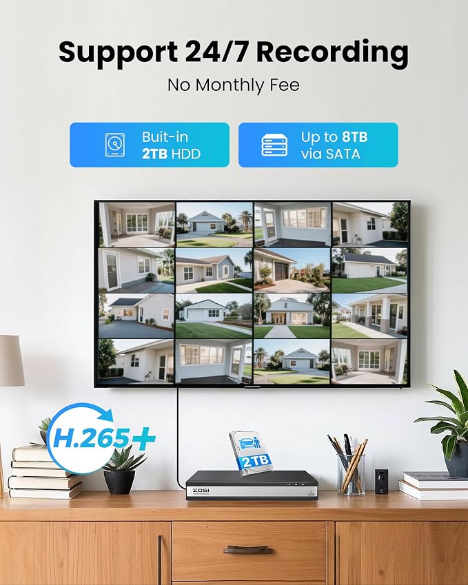 ZOSI 16CH 3K Lite Security Camera System - Image 5