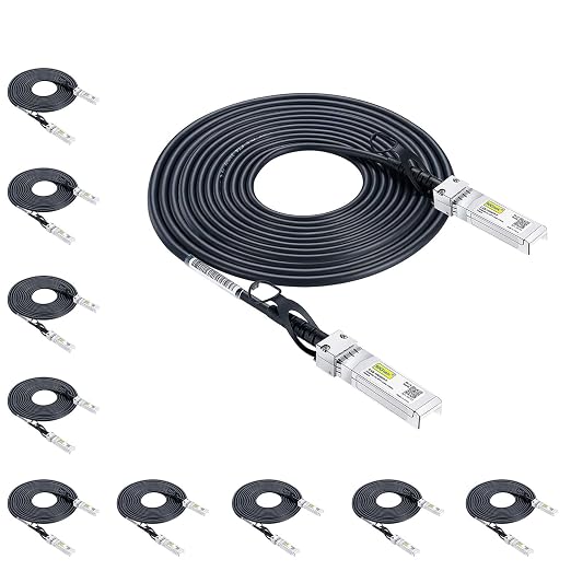 10G SFP+ DAC Twinax Cable, SFP+ to SFP+ Direct Attach Copper Passive by 10Gtek