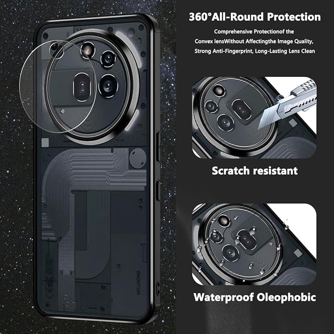 3+2 Pack Tempered Glass for Nothing Phone 3a Pro Screen Protector - Image 5