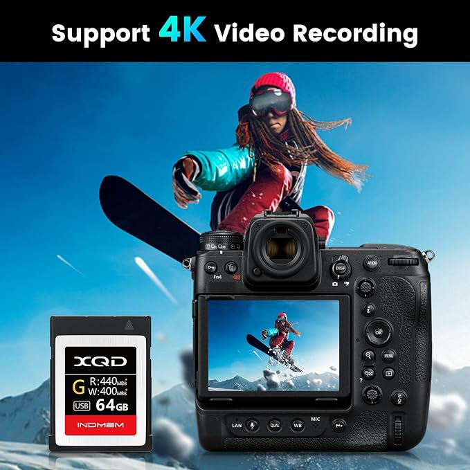 XQD 64GB Memory Card, 5X Tough MLC XQD Flash Memory Card High Speed G Series| - Image 4