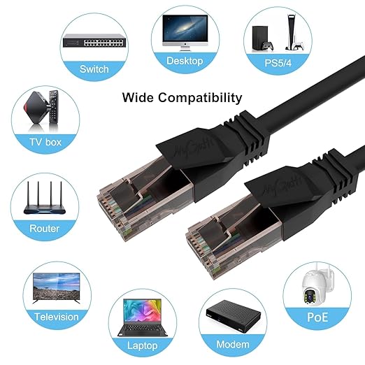 Cat6 Ethernet Cable 4 FT, Snagless Short Cat 6 Patch Cord, RJ45 Pure Copper - Image 7