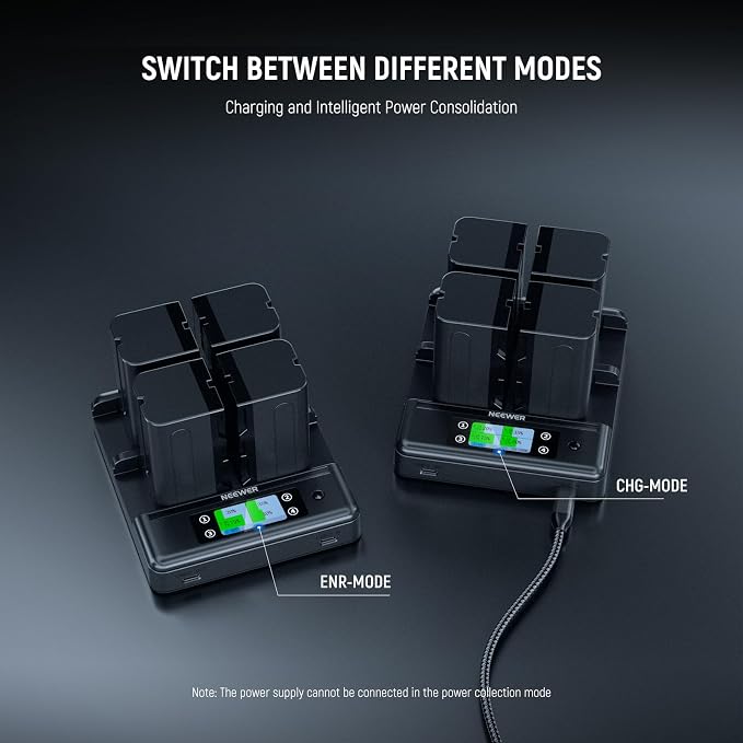 NEEWER NP-F970 4 Channel Charger - Image 4