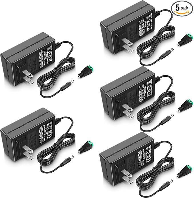 12V LED Strip Power Supply, 3A 36W Power Adapter by YGS-TECH