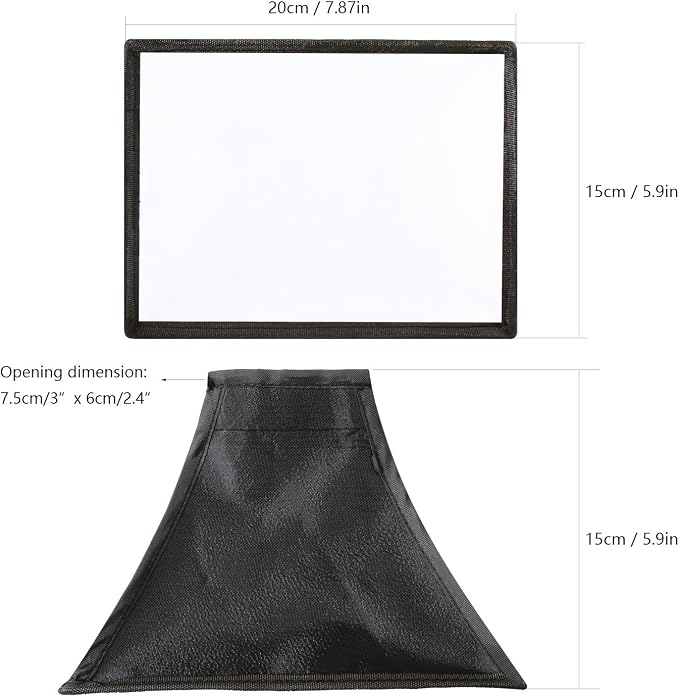 waka Flash Diffuser Light Softbox, Speedlight Softbox Collapsible - Image 3