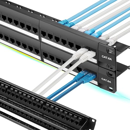 Rapink Patch Panel 48 Port Cat6A by Rapink