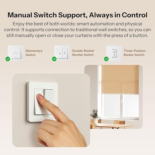 SONOFF Zigbee Smart Roller Shutter Switch, MINI-ZBRBS, Mini Size, Percentage - Image 8